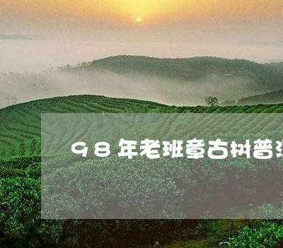 98年老班章古树普洱茶价格/2023052956160