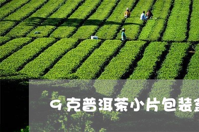 9克普洱茶小片包装盒/2023061845249