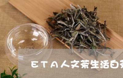 ETA人文茶生活白茶/2023092703827