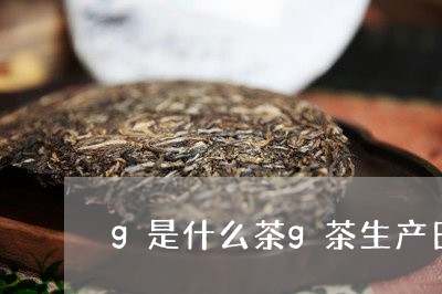 g是什么茶g茶生产日期在哪里/2023060199408