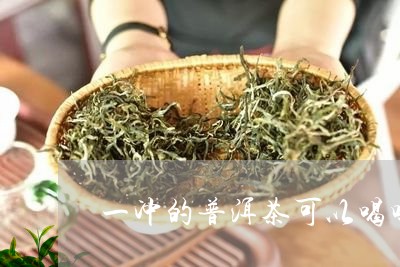 一冲的普洱茶可以喝吗/2023092670381