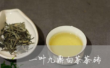 一叶九鼎白茶茶砖/2023061486271