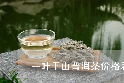 一叶千山普洱茶价格表/2023061444026