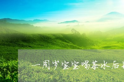 一周岁宝宝喝茶水后果/2023071504027