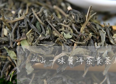 一山一味普洱茶贵茶属于什么茶/2023053073827