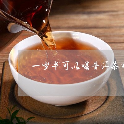 一岁半可以喝普洱茶吗/2023072188583