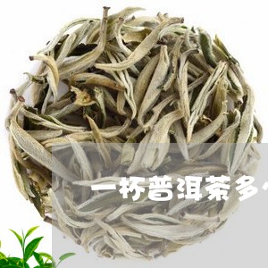 一杯普洱茶多少卡路里/2023093026049