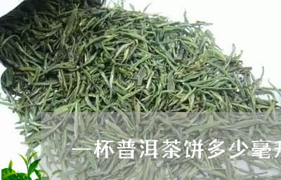 一杯普洱茶饼多少毫升的/2023050461704