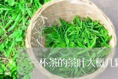 一杯茶的茶叶大概几颗/2023061162627