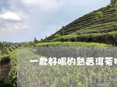 一款好喝的熟普洱茶推荐/2023081562704