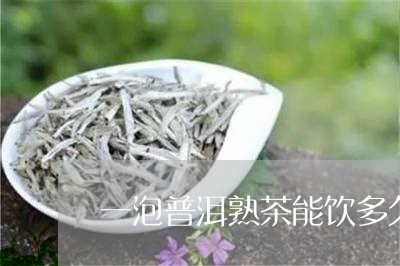 一泡普洱熟茶能饮多久/2023092414747