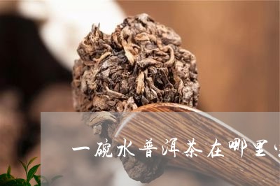 一碗水普洱茶在哪里生产/2023120708251