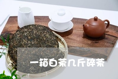 一箱白茶几斤碎茶/2023061524939