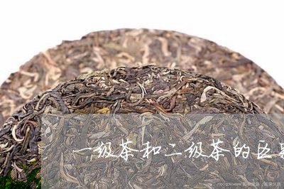 一级茶和二级茶的区别/2023071581695