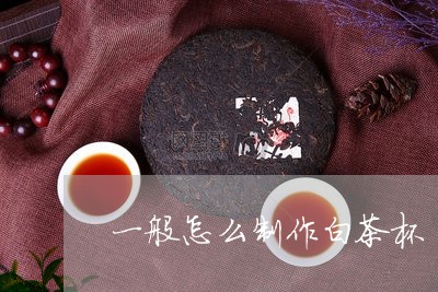 一般怎么制作白茶杯/2023071405947