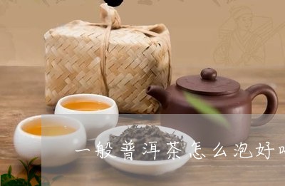 一般普洱茶怎么泡好喝/2023092710725