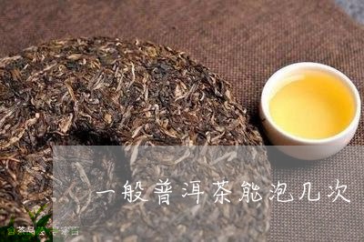 一般普洱茶能泡几次/2023071087259