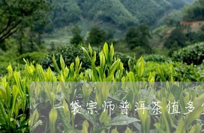 一袋宗师普洱茶值多少钱/2023102478251