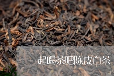 一起喝茶吧陈皮白茶/2023063078582