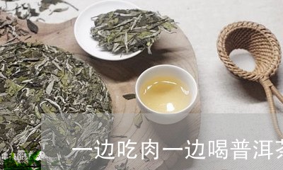 一边吃肉一边喝普洱茶/2023092511613