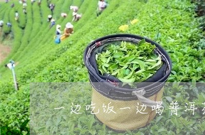 一边吃饭一边喝普洱茶/2023092578381