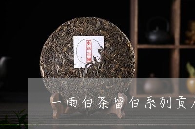 一雨白茶留白系列贡眉龙珠/2023062713938