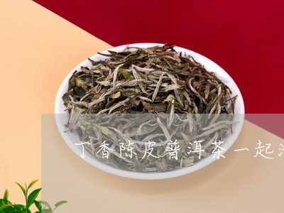 丁香陈皮普洱茶一起泡/2023092630571