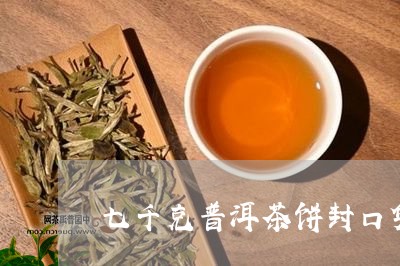 七千克普洱茶饼封口袋/2023092951624