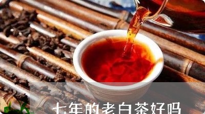 七年的老白茶好吗/2023061559491