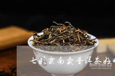 七彩云南卖普洱茶好吗/2023072290482