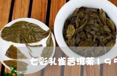 七彩孔雀普洱茶1950/2023122017270