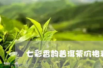 七彩香韵普洱茶价格表/2023092556950