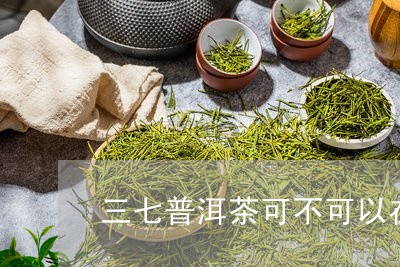 三七普洱茶可不可以在一起用/2023052713157