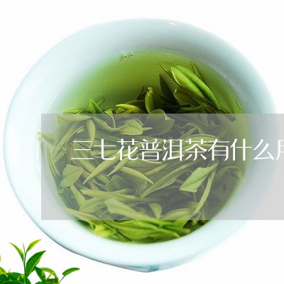 三七花普洱茶有什么用/2023072452817