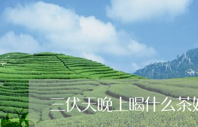 三伏天晚上喝什么茶好/2023071365271