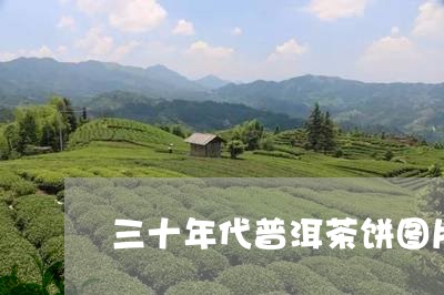 三十年代普洱茶饼图片/2023092607280