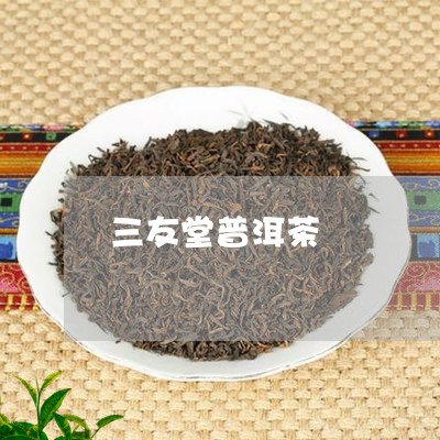 三友堂普洱茶/2023042592369