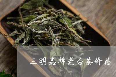 三明品牌老白茶价格/2023121611724