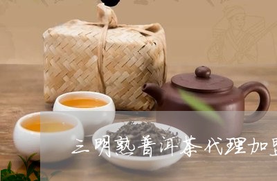 三明熟普洱茶代理加盟/2023061316471