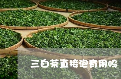 三白茶直接泡有用吗/2023071475050