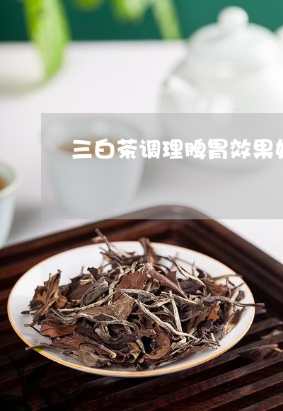 三白茶调理脾胃效果好吗/2023070174938