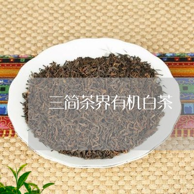 三简茶界有机白茶/2023061574946