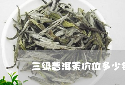 三级普洱茶价位多少钱/2023120615857