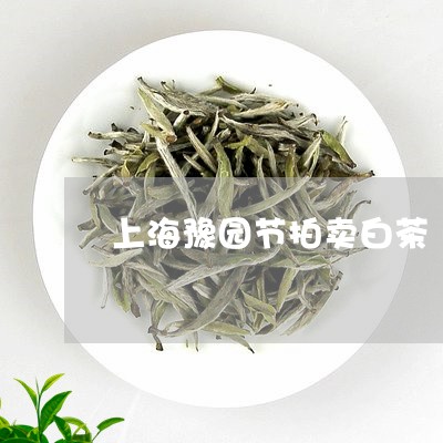 上海豫园节拍卖白茶/2023121669279