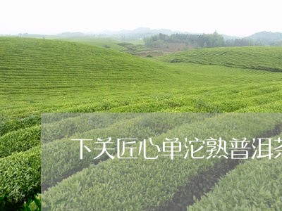 下关匠心单沱熟普洱茶/2023101716260