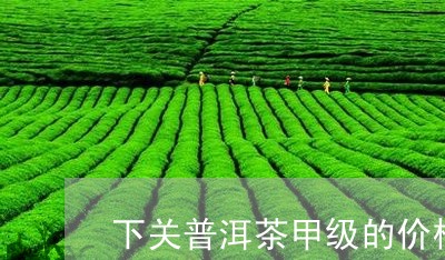 下关普洱茶甲级的价格/2023100704938