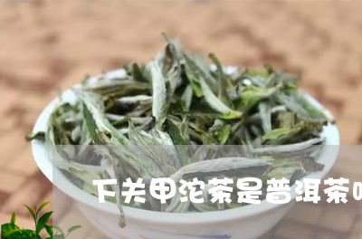 下关甲沱茶是普洱茶吗/2023072437258