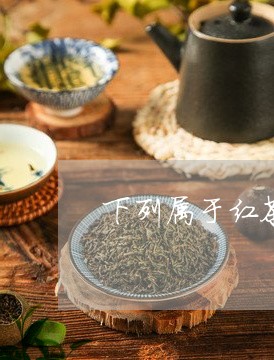 下列属于红茶的品种是/2023060826360