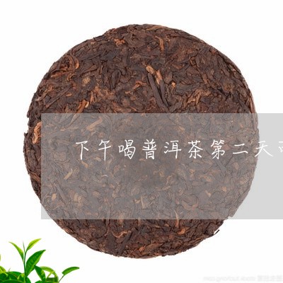 下午喝普洱茶第二天可以吗/2023051383946