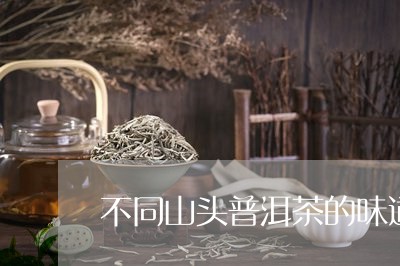 不同山头普洱茶的味道/2023080326150